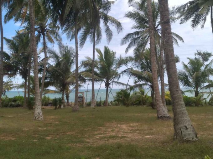 Beachfront land with unfinished hotel and bungalows in Rekawa for sale