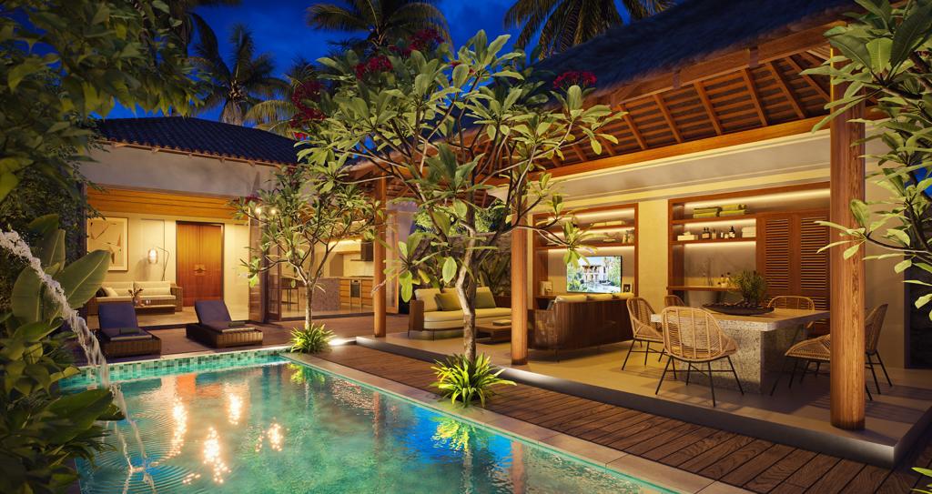 Luxurious Villa in Galle Talpe for sale swimming pool beach