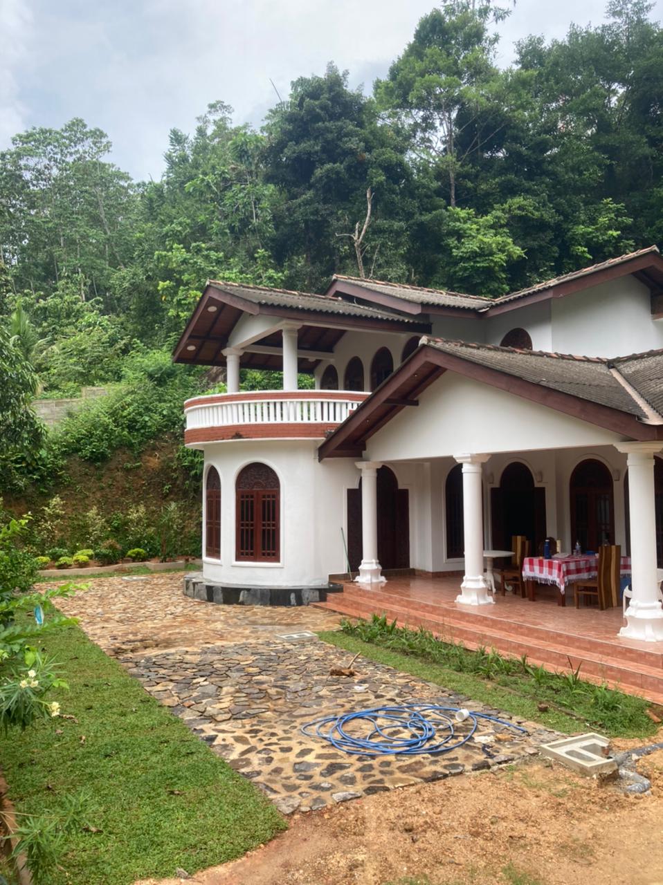 A 160-perch Pool Villa in Habaraduwa for sale, built with certain Colonial looks!